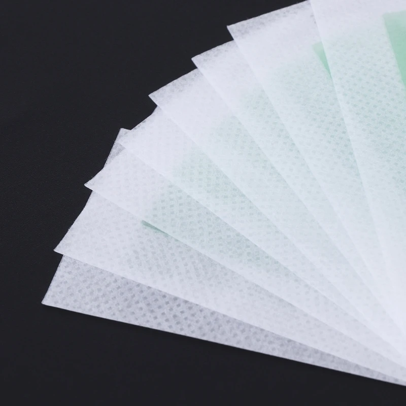 10x กำจัดขน Depilatory เครื่องกำจัดขนเย็น WAX Strips กระดาษ Pad สำหรับ Face Nonwoven Dropshipping