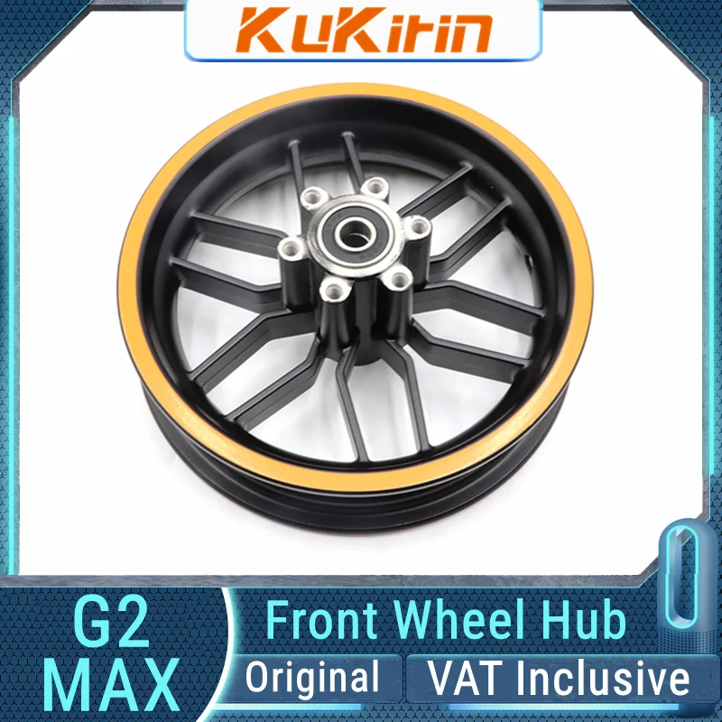 Original Front Wheel Hub Repair Parts For KuKirun G2 MAX Smart Electric Scooter Front Wheel Hub With 6000RS Bearing Accessories