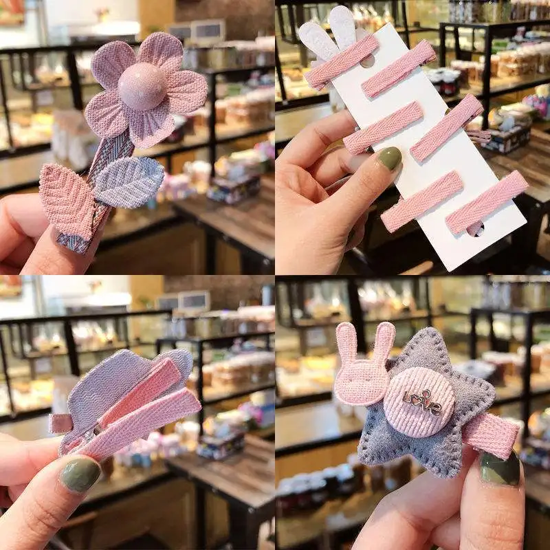 

Набор заколок для волос для девочек: милые мультяшные принцессы, маленькие заколки-зажимы для малышей на каждый день, нескользящие, кавайные аксессуары для волос