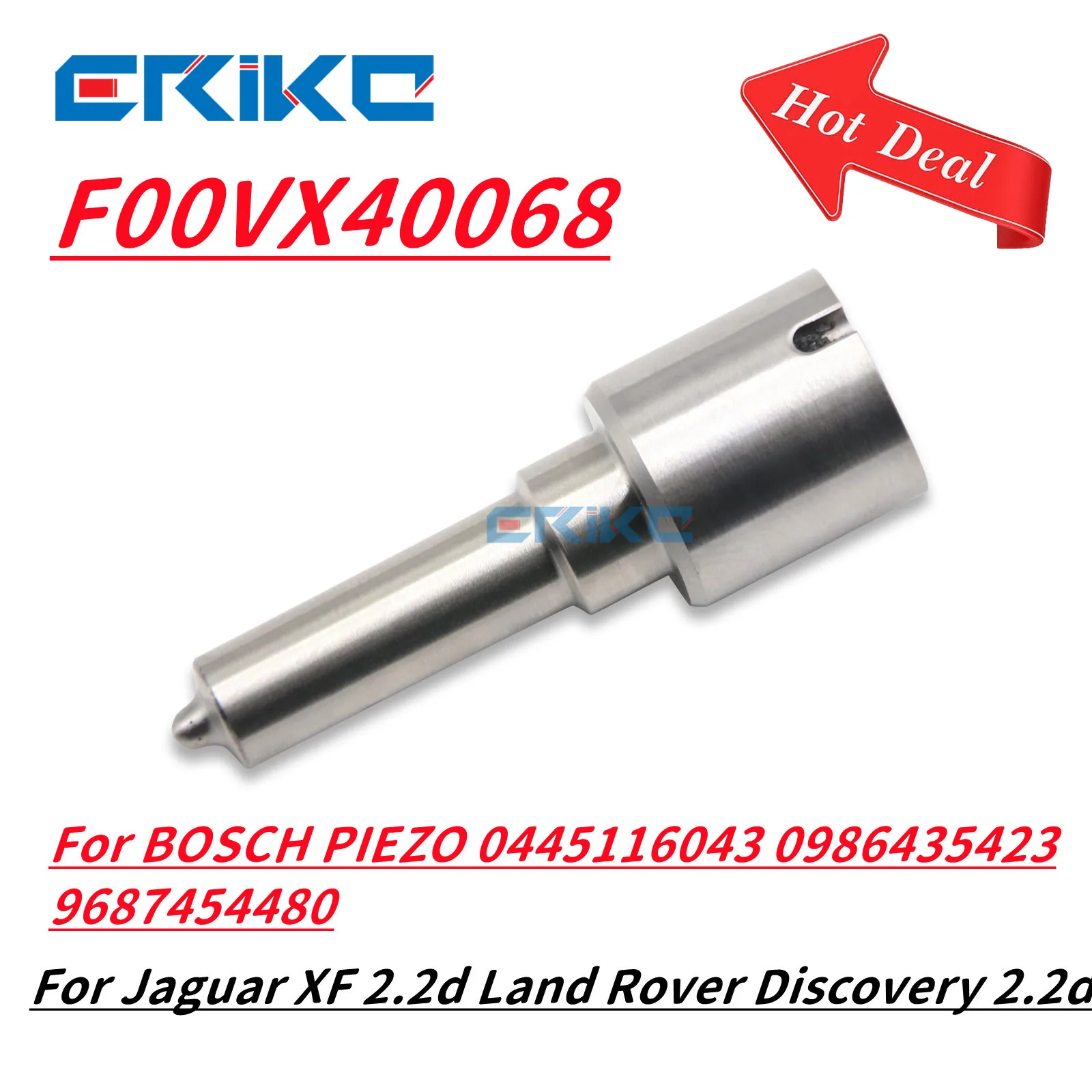 F00VX40068 FOOVX40068 Injector Nozzle 0445116043 For BOSCH PIEZO Jaguar XF 2.2d Land Rover Discovery 2.2d 0986435423 9687454480