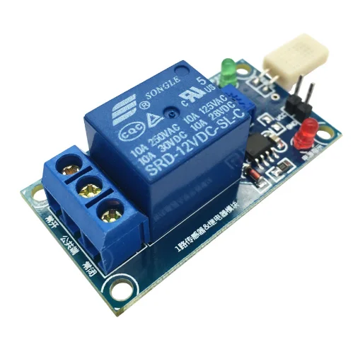HR202 humidity sensitive switch relay module, humidity switch module, humidity sensor controller DC5V