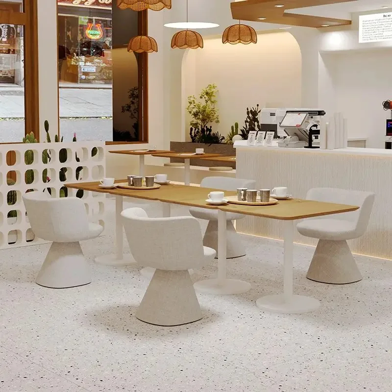 イタリアのシンプルなダイニングチェア回転可能な化粧椅子クリームスタイルホームベッドルーム北欧化粧スツールホテルレセプションチェア家具