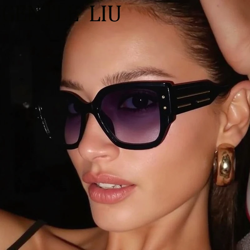 

Oversized Square Steampunk Shield Sunglasses Women 2025 Luxury Brand Vintage Eyewear Driving Sun Glasses For Lady Outdoor Shades