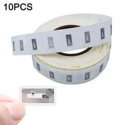 10 stücke nfc chip ntag213 aufkleber nass inlay 13,56 mhz ntag213 etikett tag wifi tag 2x1cm wifi nfc antenne nfs tag nfc tag aufkleber