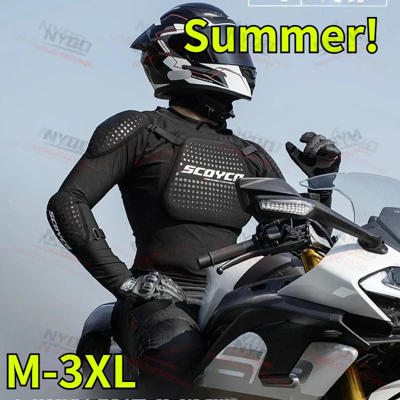 

Scoyco Summer Motorcycle Armor Riding Clothes Protective Gear Chest Protection CE Level Protection Anti Fall Rider Equipment
