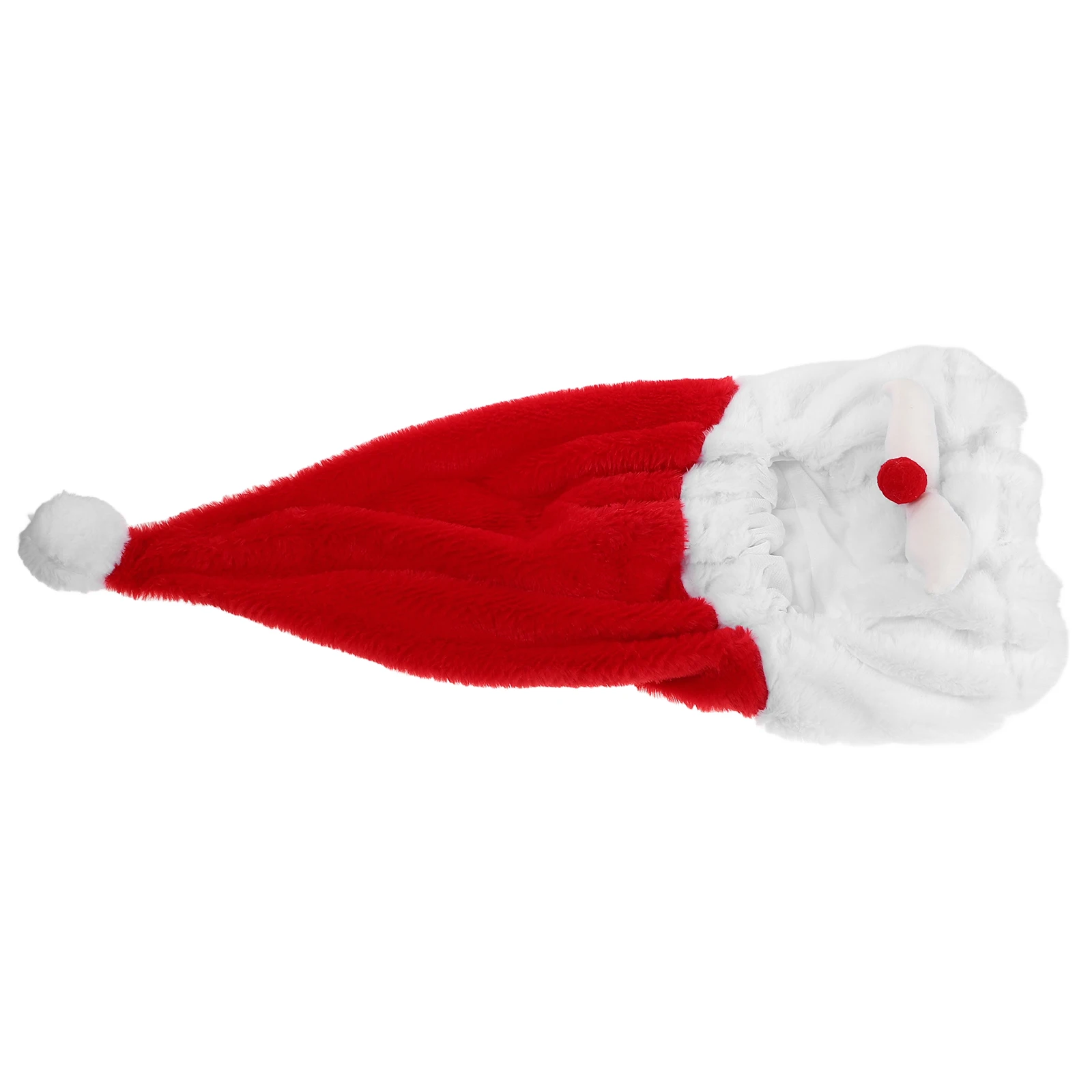 

Santa Hat Christmas Motorcycle Decorative Elder Reusable Durable Lightweight Elastic Cover Outdoor Christmas