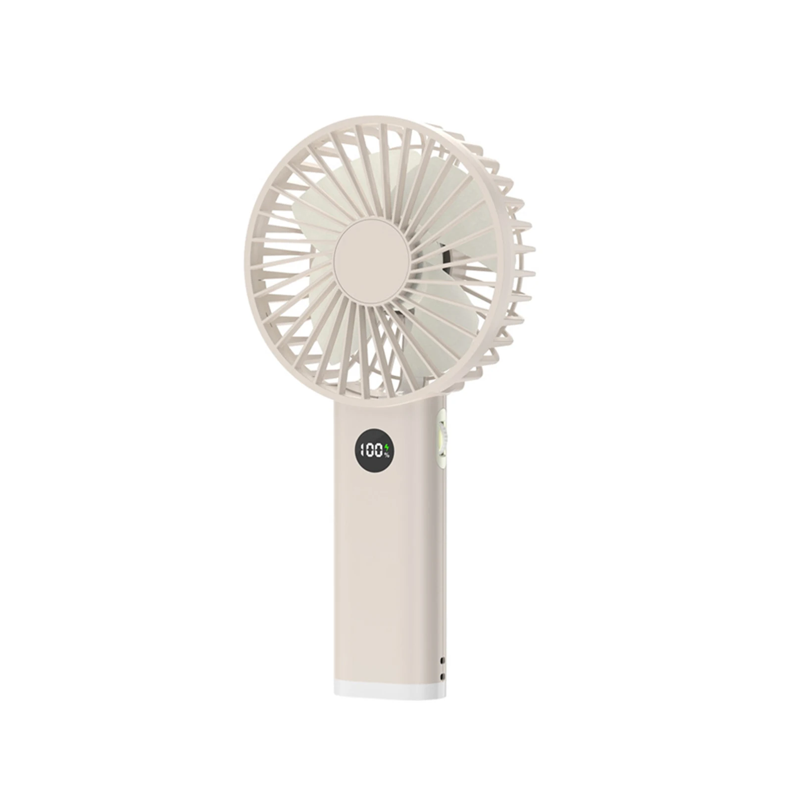 

1pc Portable Fans 100 Speeds Handheld USB Rechargeable Fan Mini Air Cooler Outdoor Camping Travelling Hiking Handheld Fan