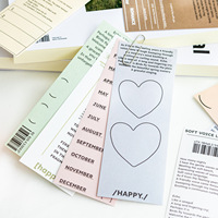 24pcs/lot Memo Pads Material Paper silent confession Junk Journal Scrapbooking Cards Retro Background Decoration Paper