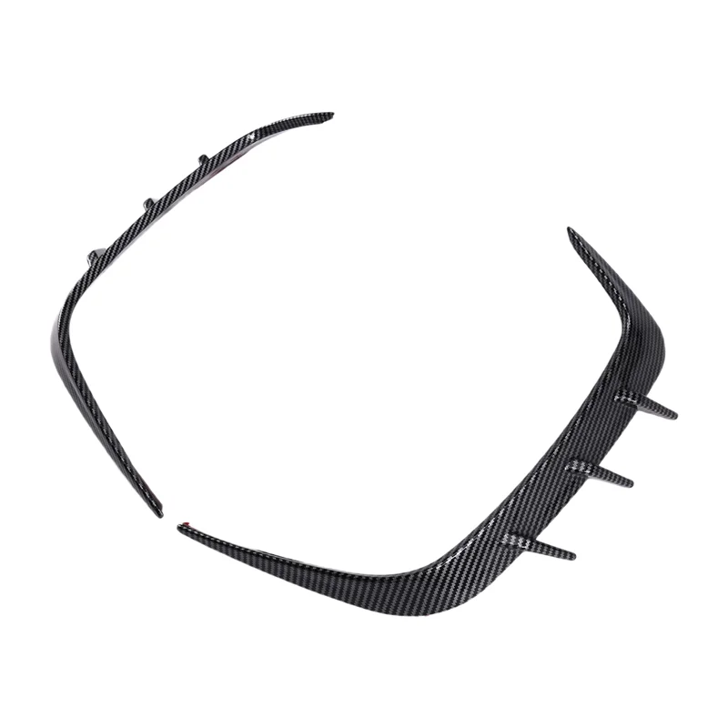 

Rear Bumper Spoiler Air Vent Cover Side Canard Rear Wind Blade 1 Pair For BMW 4 Series G22 G23 425I 430I M440i M Sport-T47C