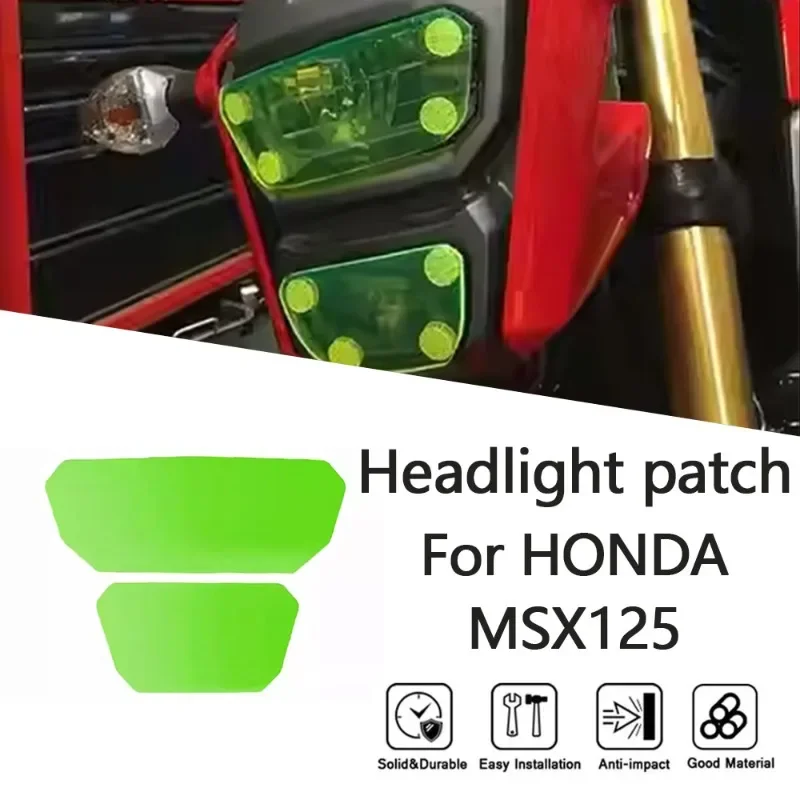 For Honda MSX125 2016-2020 Modified Headlight Protector Sheet Lamp Guard Patch, Motorcycle Accessories