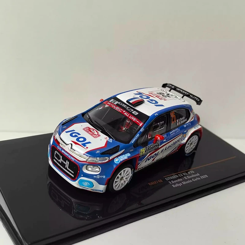 IXO 1/43 Scale CITROEN C3 R5 #26 2020 Alloy Car Model Static Collection Decorated Holiday Gifts Toys Souvenir Gift