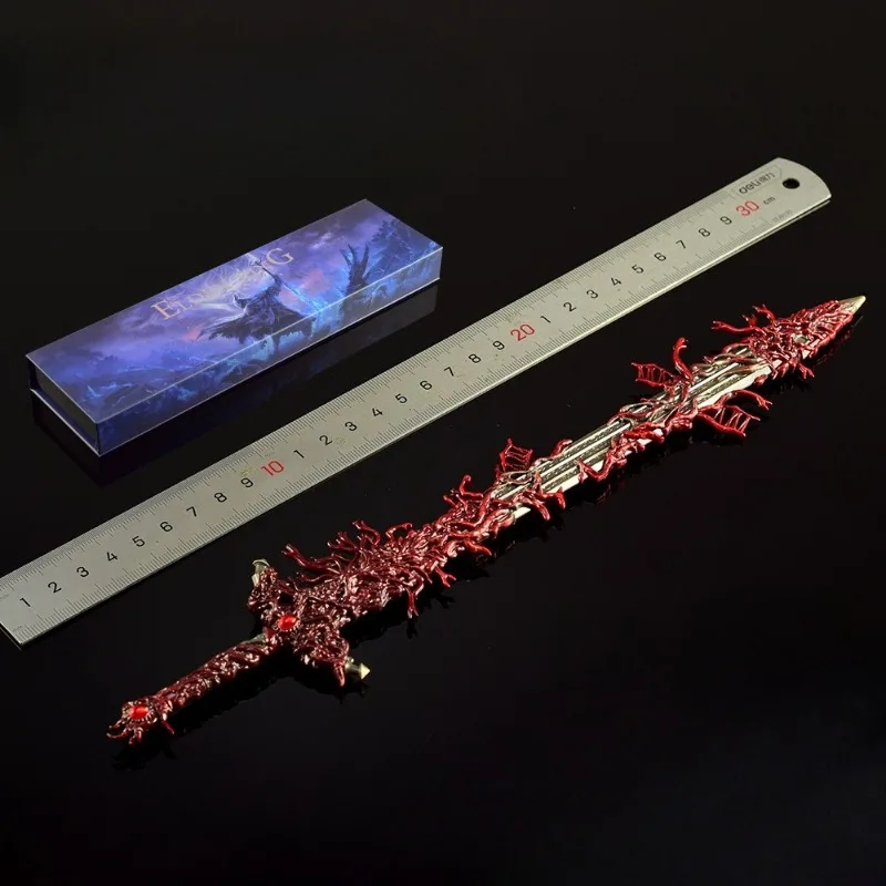 Nowy 30cm Święty Miecz Anime Model Noża do Walki z Bliska, Rzemiosło ze Stopu, Dekoracja na Biurko, Gadżety do Gier, Kolekcja, Prezenty Festiwalowe, Zabawki dla Dzieci