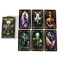 78pcs Cards Moon Compass Tarot Deck Tarot Cards Intelligence Modern Lines Of The Traditional Spirit Party Board Game Oracle Card