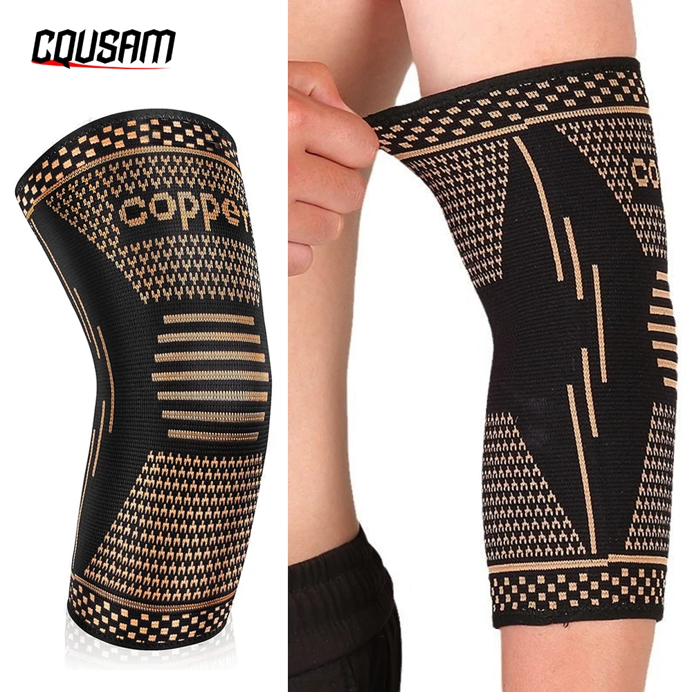 

1PCS Copper Elbow Sleeve,Elbow Compression Sleeve, Elbow Brace For Tendonitis and Tennis Elbow,Golfers, Arthritis, Bursitis