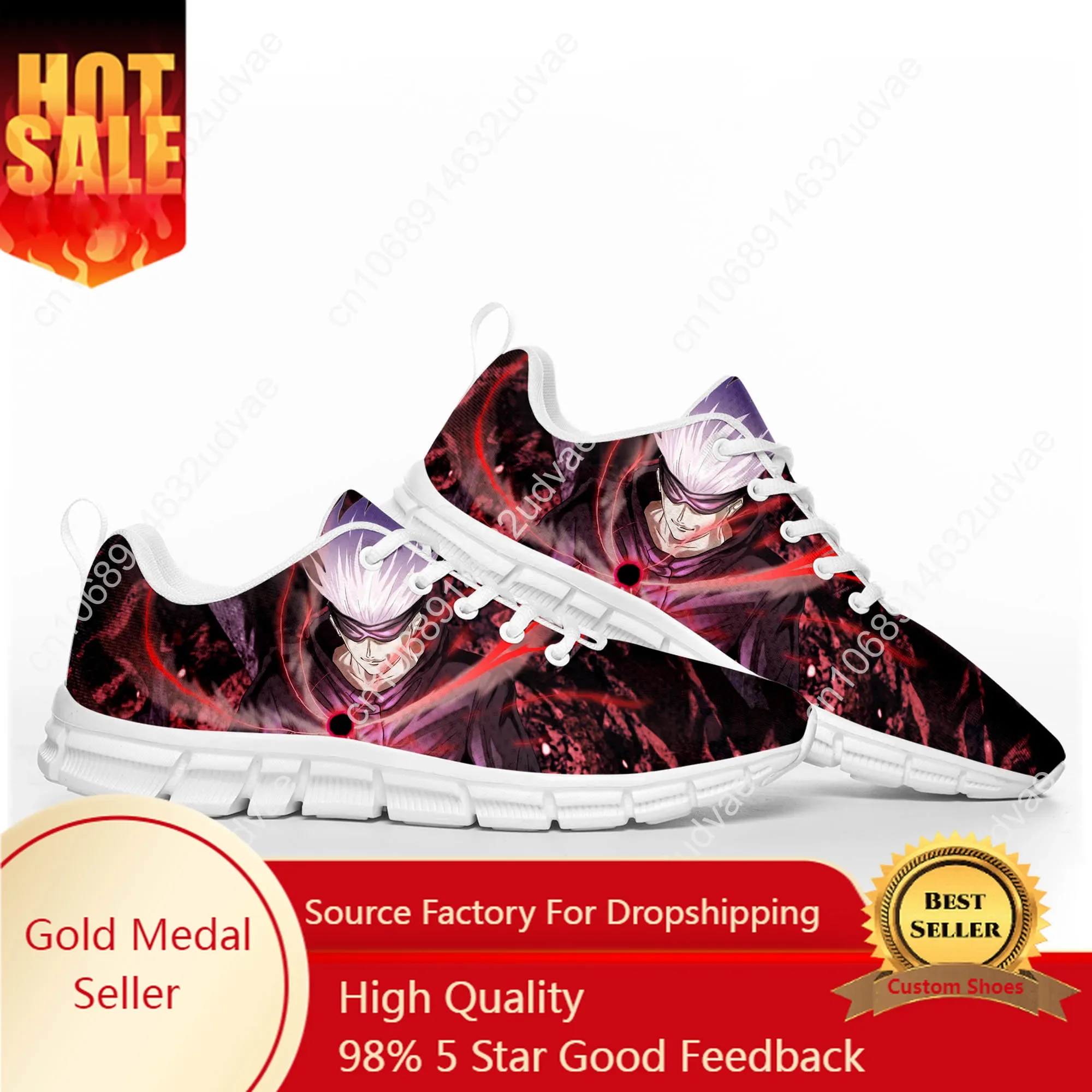 

Satoru Gojo Jujutsu Kaisen Sports Shoes Mens Womens Teenager Kids Children Sneakers Custom High Quality Sneaker Couple Shoe