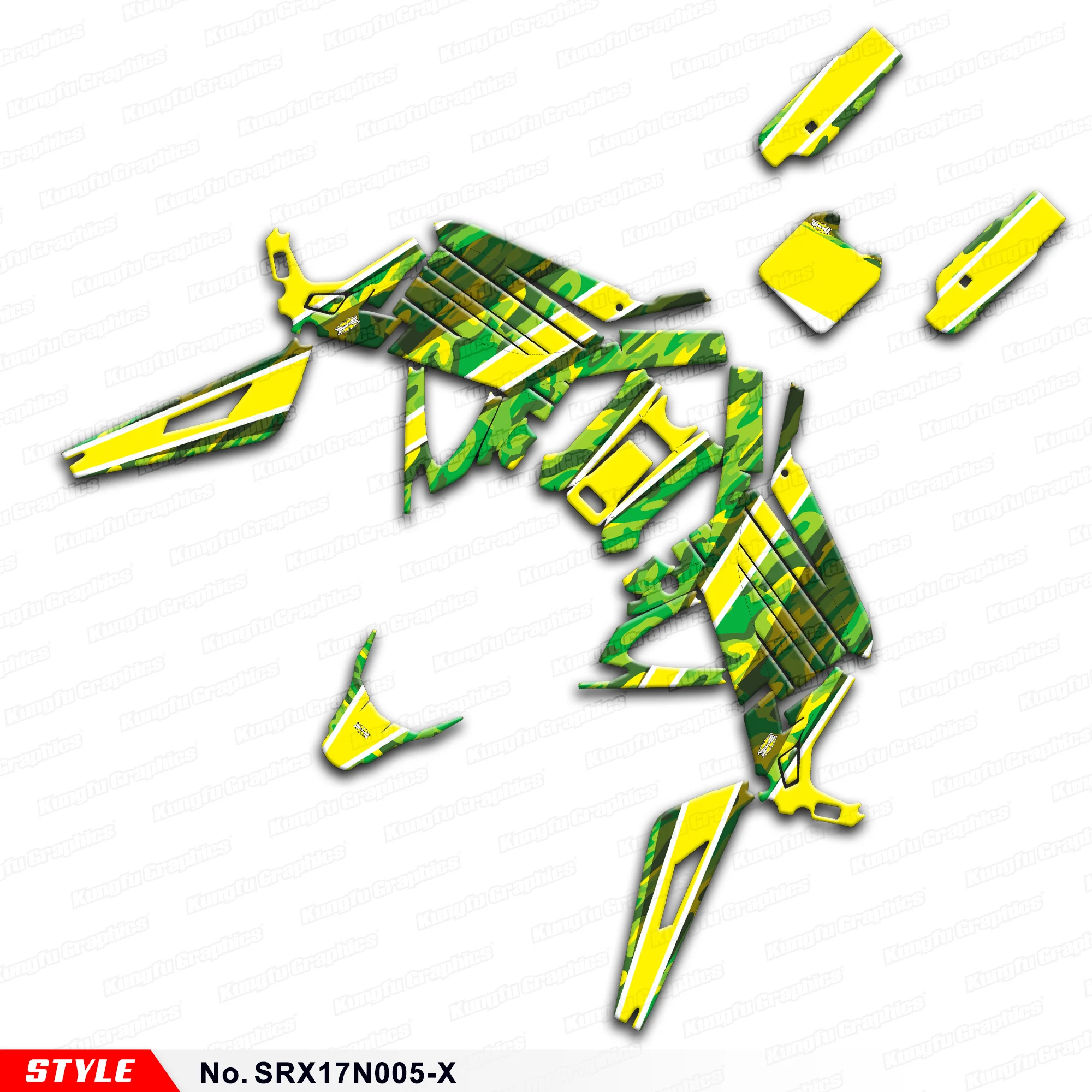 

Personalized Stickers Motorbike Vinyl Decals for Surron Light Bee X for Segway X160 X260, Style No.SRX17N005-X