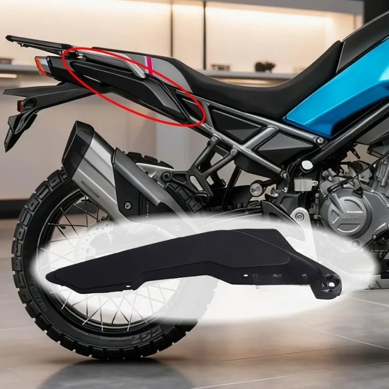 For CFMOTO 450MT 450mt Rear Decorative Panel Motorcycle Body CF 450 MT Shell Protective Board Cover Accessories Original Parts