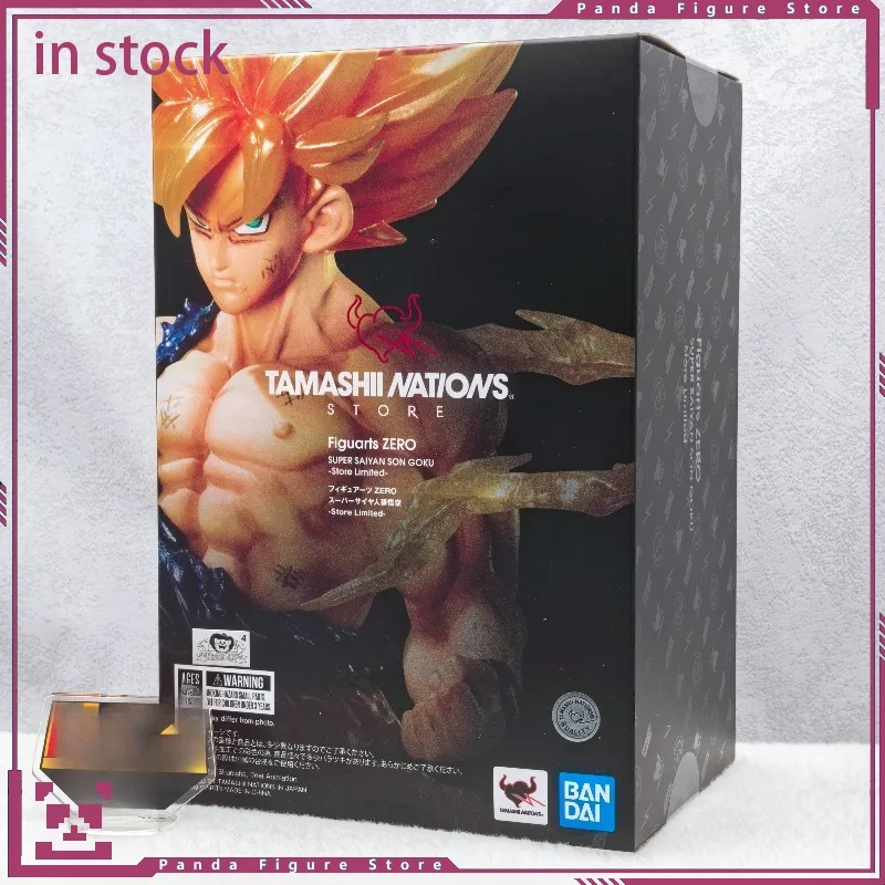 

BANDAI TNT Figuarts Zero Fz Dragon Ball Z SON GOKU Super Saiyan Фигурка Аниме Фигурки Модель Игрушки Подарок