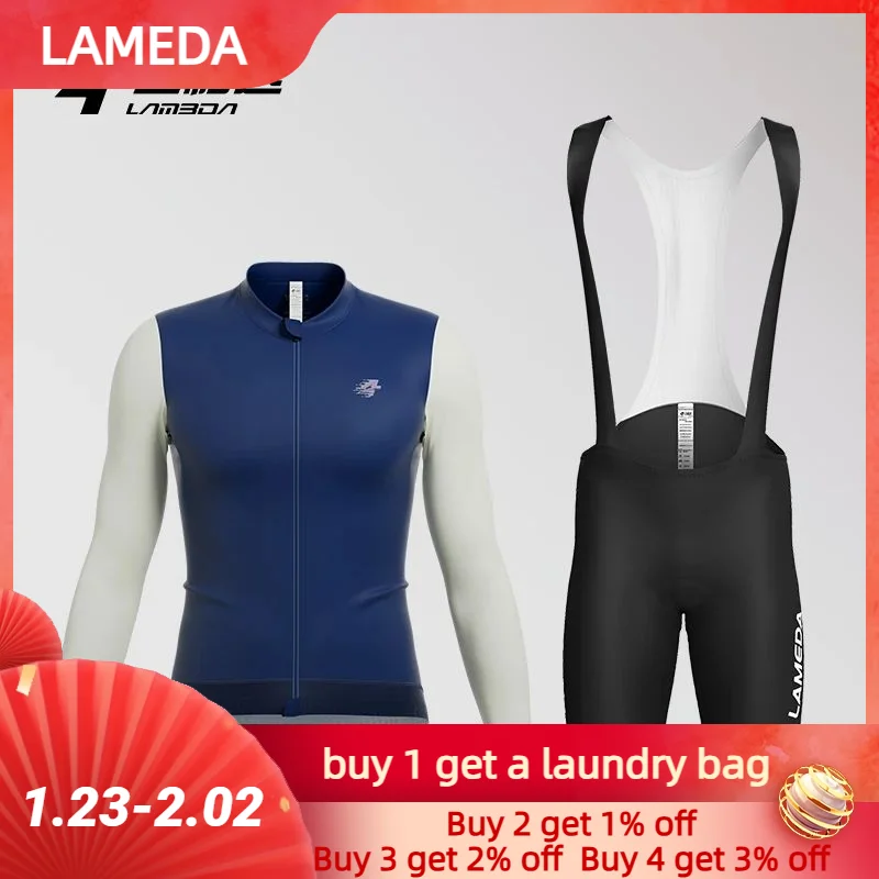 Lameda Cycling Suit Man Spring Summer Bicycle Clothes Breathable Thin Cycling Jersey Men Cycling Shorts Cycling Clothes For Men