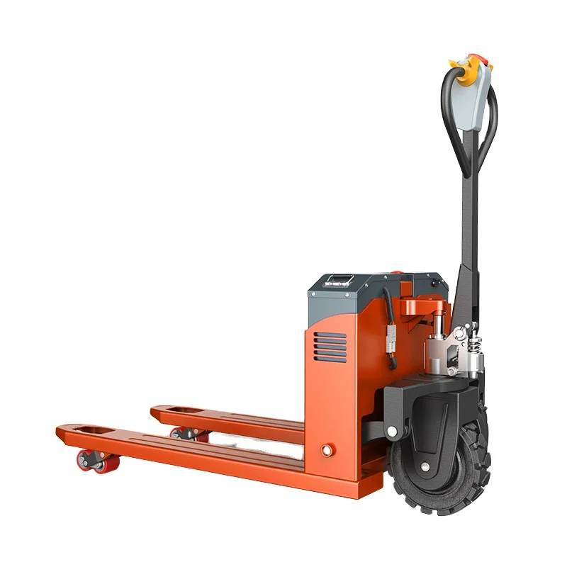 

3000kg self-loading off-road electric battery powered pallet truck pallet jack