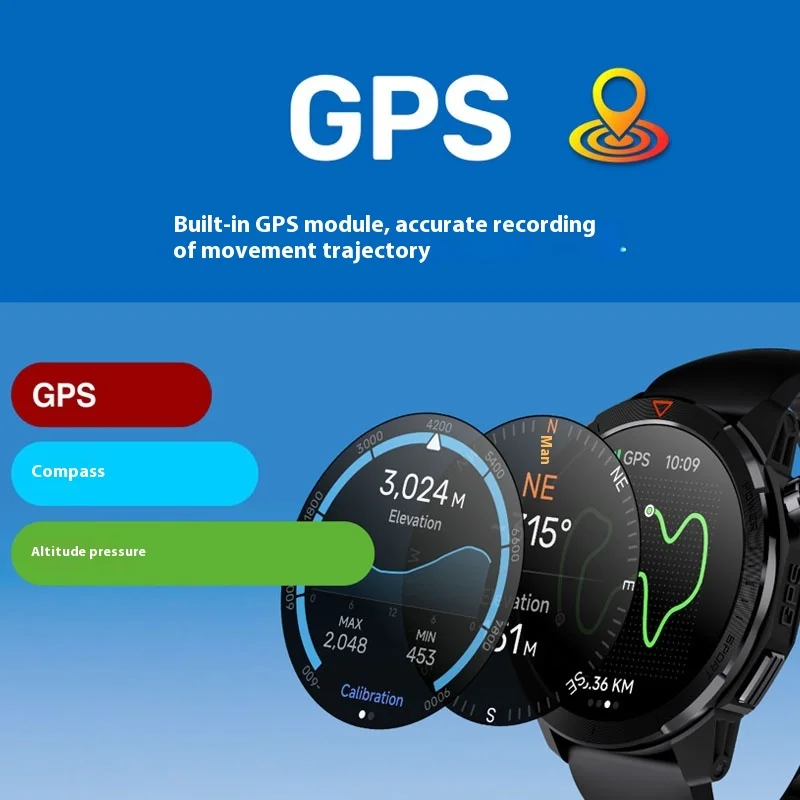 CH Smart Watch GPS Bluetooth Health Monitor Heart Rate Waterproof Custom Professional Sports Watch Running Climbing Swimming