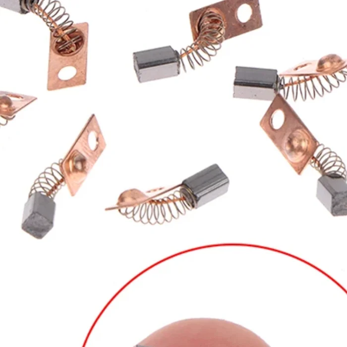 

10 шт., угольные щетки с электродвигателем, замена стоматологического шлифовального станка, наконечник микромотора 3X3X4,5 мм