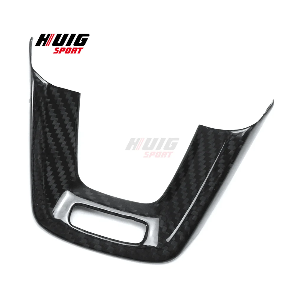 Carbon Fiber Car Interior Steering Wheel Panel Cover Trim Accessories For Acura Integra Type S A-Spec 2022 2023 2024 2025