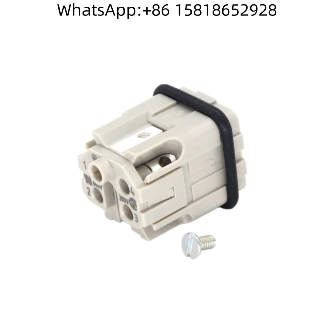 1pcs HARTING 09200042611 Imported Heavy-Duty Connector Han A 4A Bolt Wiring Male Insert (M)