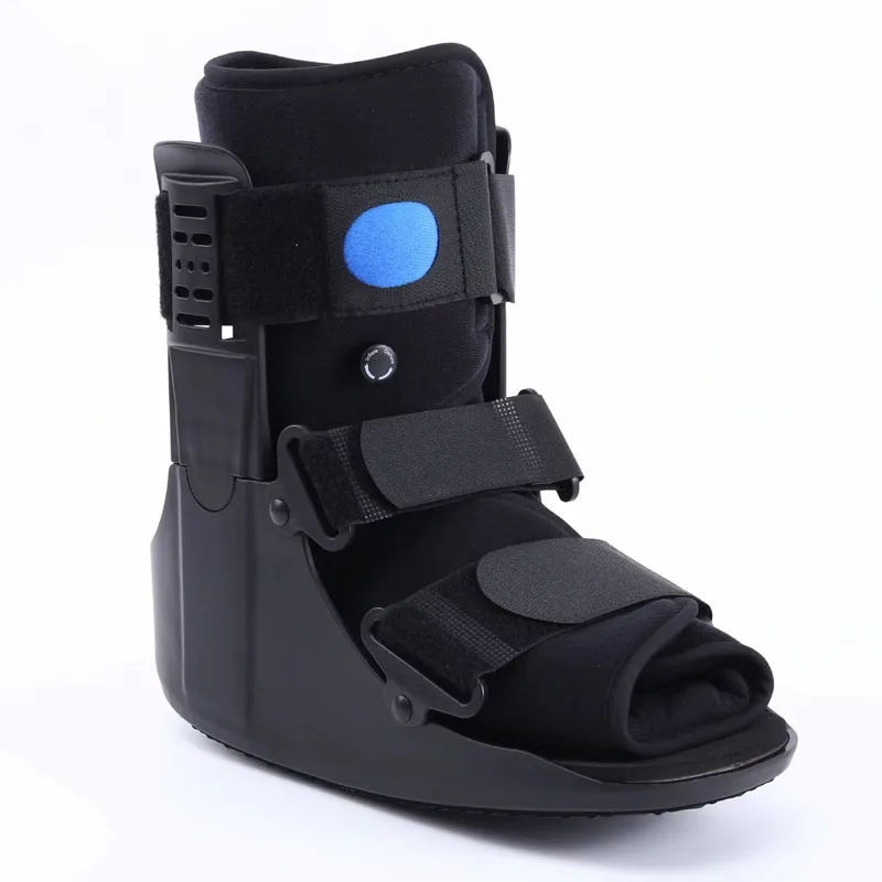 

1 шт. Короткий пневматический ортопедический ботинок для ходьбы, медицинский надувной ортопедический ботинок для переломов стопы, растяжений и травм лодыжки