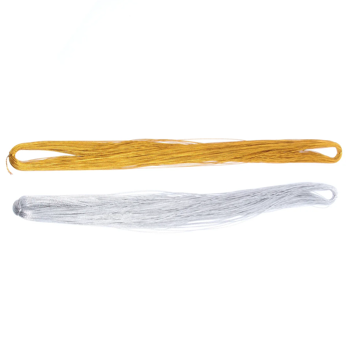 سلك الذهب والفضة DIY بها بنفسك مجوهرات الحرفية علامة معلقة خط دائم الحرير الحبل بهرج سلسلة الحبل الزخرفية صنع المجوهرات #4