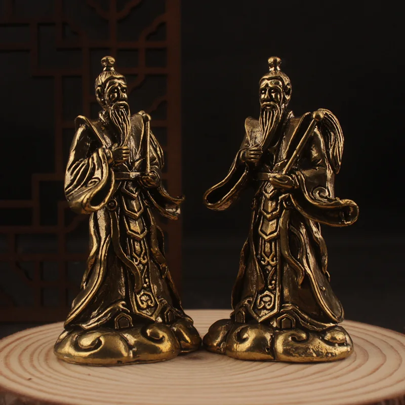 

Латунь Taibaijin Star Auspicious Star High Shine Креативный чай для домашних животных Чайная церемония Офисный рабочий стол Украшение гостиной Чистая медь