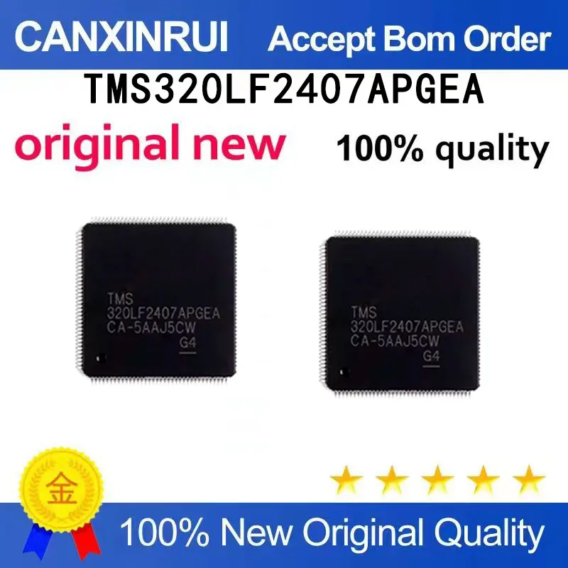 (5pcs-100pcs）Brand new original TMS320LF2407APGEA LQFP144 16 bit digital signal controller chip