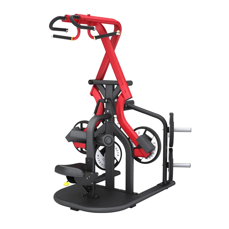 Factory Gym Fitness Equipment Lat Pull Down Plated Loaded Machine Lat Pulldown for Gym