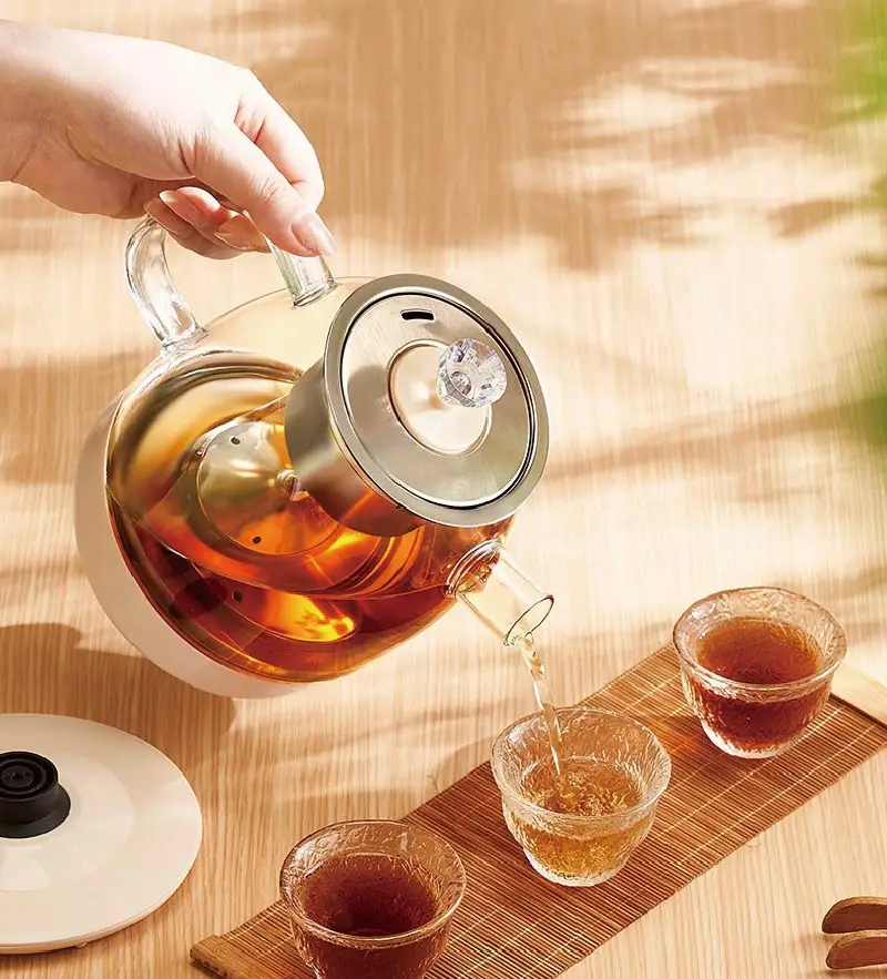 1000ml Electric Kettle Pu\'er Tea Steaming Teapot Home Multi-function Tea Making Machine Automatic Insulation Steam Teapot 600W