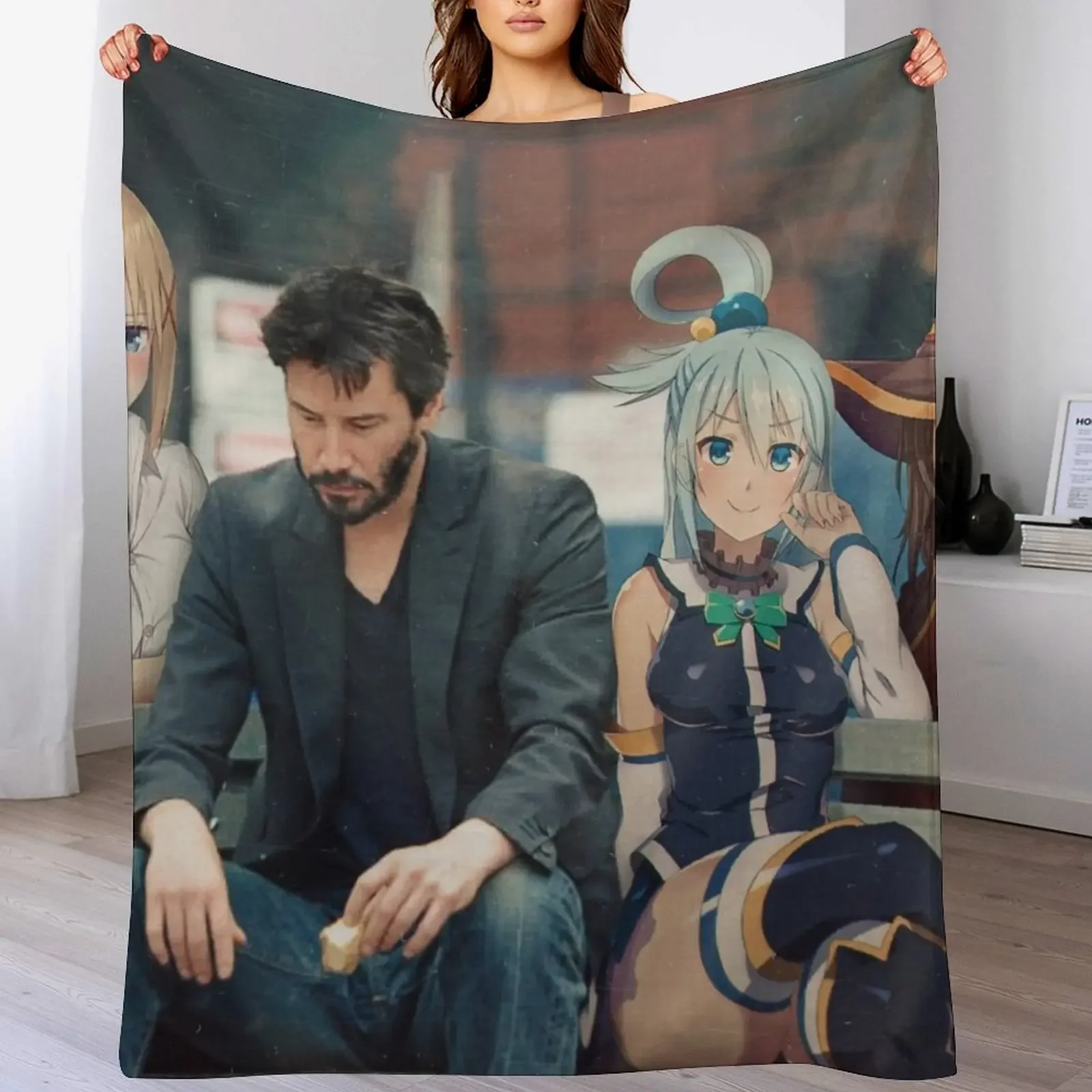 Keanu's blessing on this wonderful park! Throw Blanket Reusable Durable Soft Blanket for All Seasons