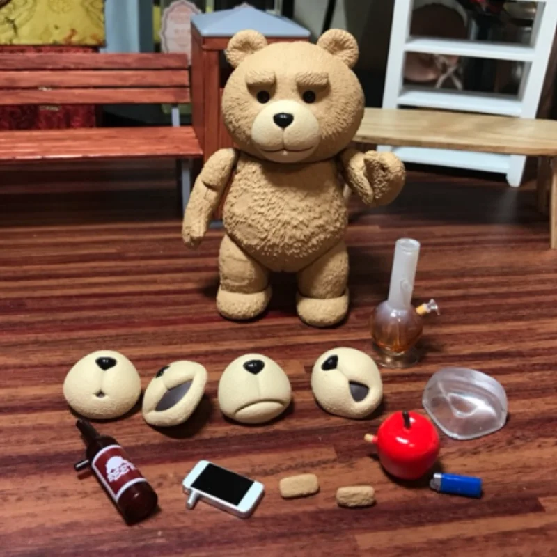 Ted 2 figurka Anime Ted Bjd miś figurka nr 006 śliczne zabawki z kreskówek kolekcjonerskie prezenty dekoracja lalek