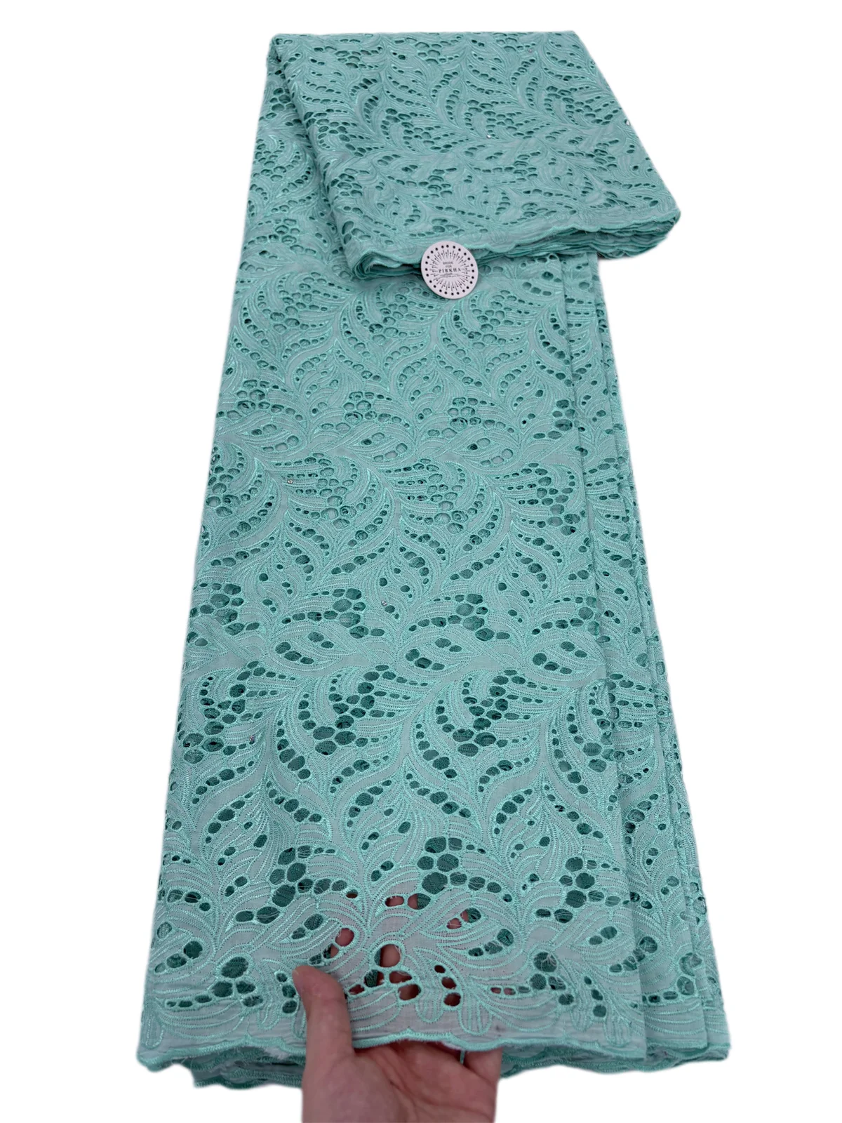 

Swiss Voile Dry Lace Fabric in Switzerland 2025 New African Nigeria Embroidery Cotton Lace For Women Christmas Dress Material XX