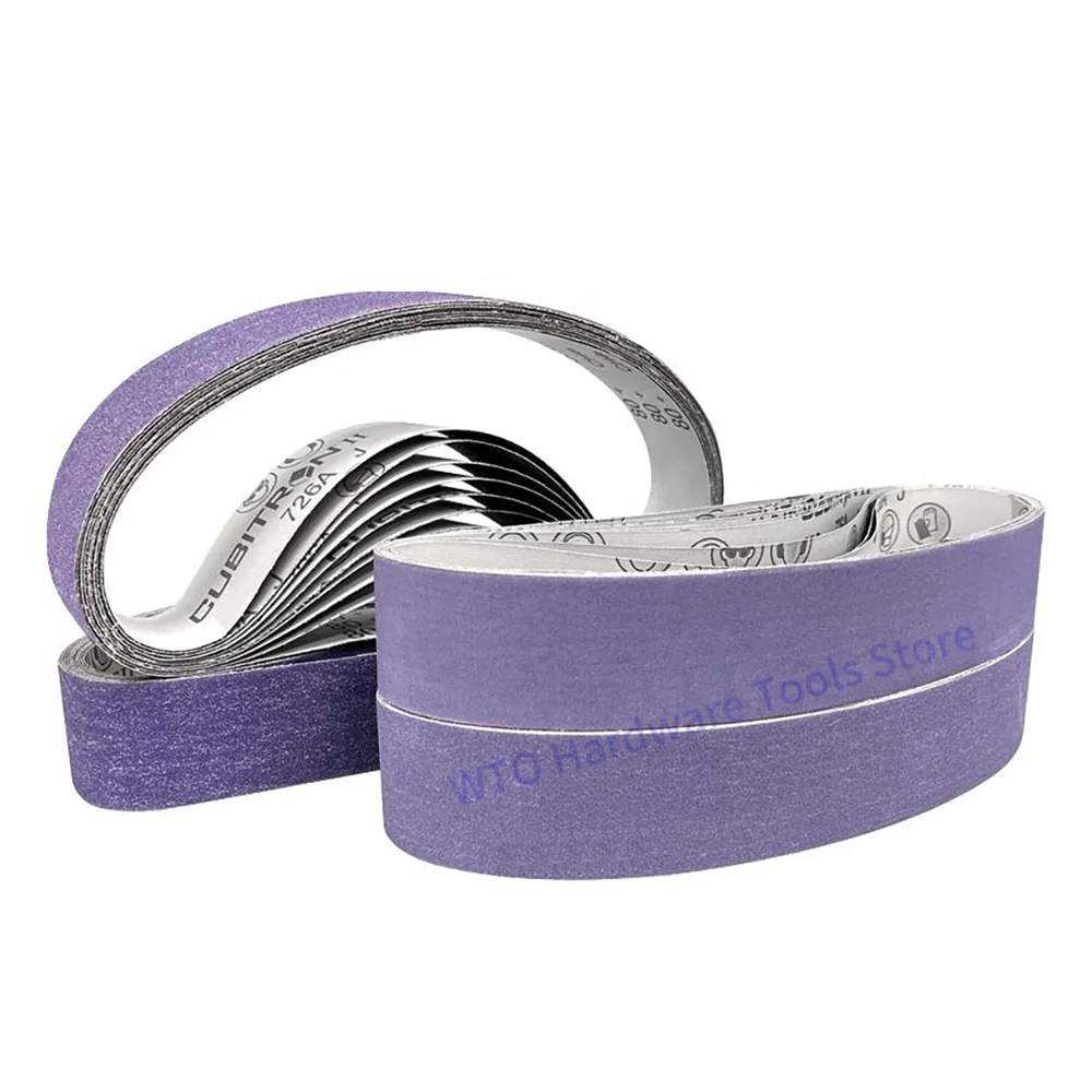 7PCS 726A 915x100mm Ceramic Alumina Sanding Belt,4 x 36 Inch Soft Cloth Backing Abrasive Belt for Knife,Metal,Stainless Steel.