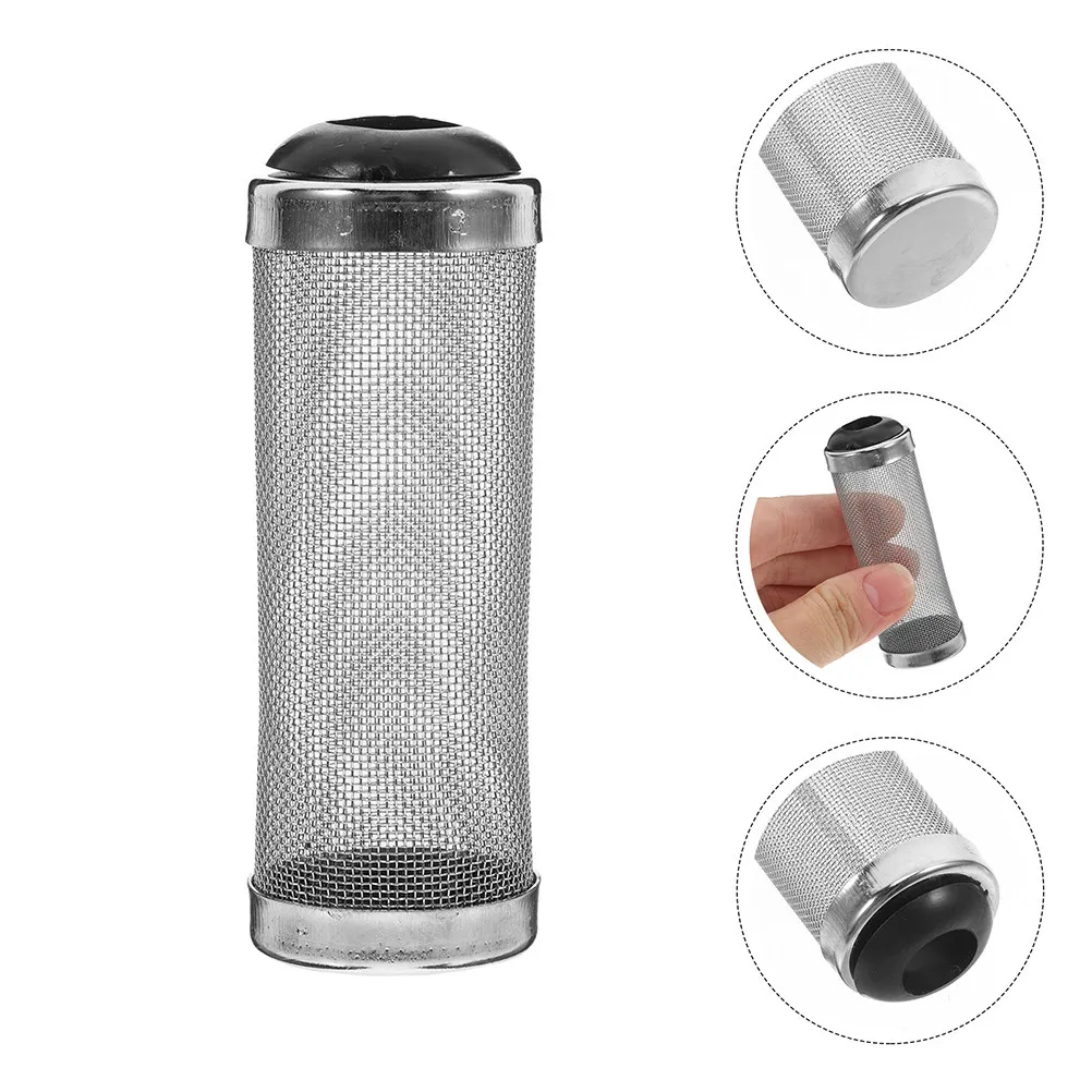 Aquarium Filter Guard Stainless Steel Inlet Mesh Cover Fish Tank Filter Intake Guard Shrimp Protection Aquarium Pre-Filters