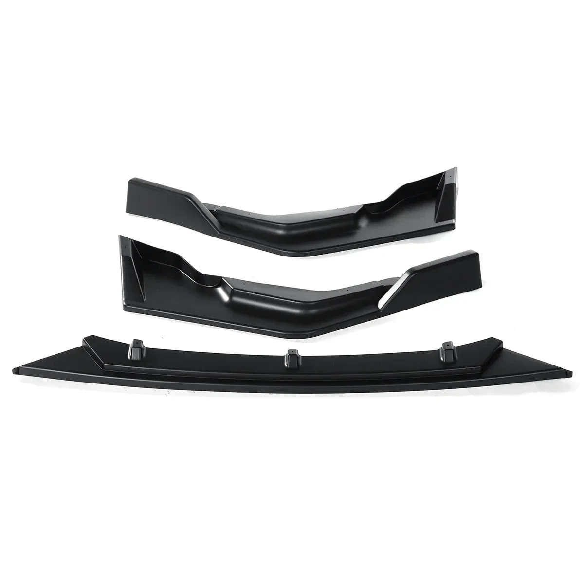 3pcs Car Front Bumper Splitter Lip Diffuser Spoiler Cover Trim Fins Protection Guard For Toyota Corolla SE XSE 2021 Body Kit