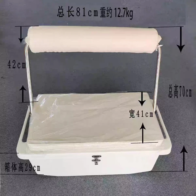 Special Seat Storage Box With Cushion Matching Fiberglass Boat And Inflatable Rubber Vessel Marine Equipment