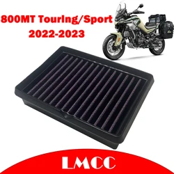 Motorcycle Engine Air Filter Cleaner High Flow Air Intake Filter Element Oil Filter For CFMOTO 800MT Touring Sport 2022-2023