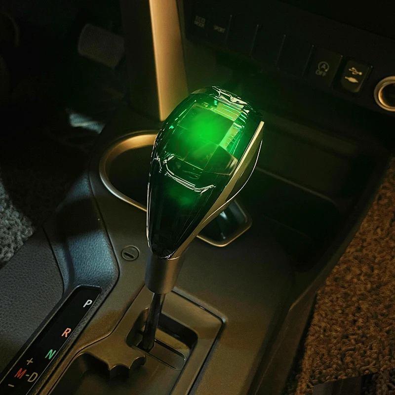 Universal Crystal Gear Shift Knob With LED Touch Luminescence For Lexus IS ES LS GS RX LX Harrier Replacement Parts