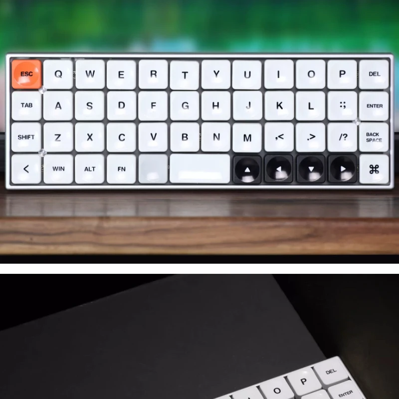 Geonix Rev.2 Low Axis Mechanical Keyboard Custom 48 Key Tri-mode Customized Keyboard Hot Swap Qmk/Via Portable Teclado Gamers