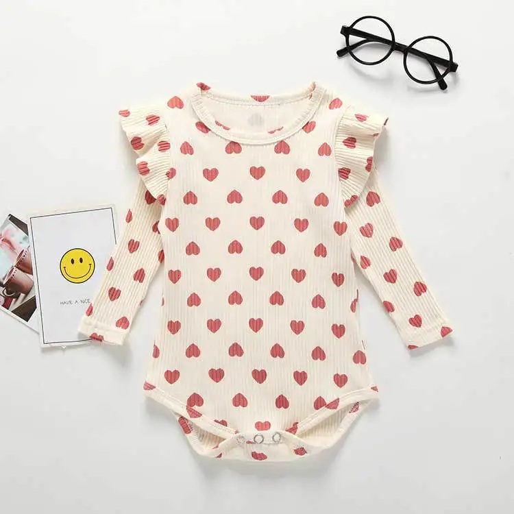 

2025 New Spring and Autumn Collection for Girls and Babies Is a Pure Cotton Long-Sleeved One-Piece Crawling Suit for Infants