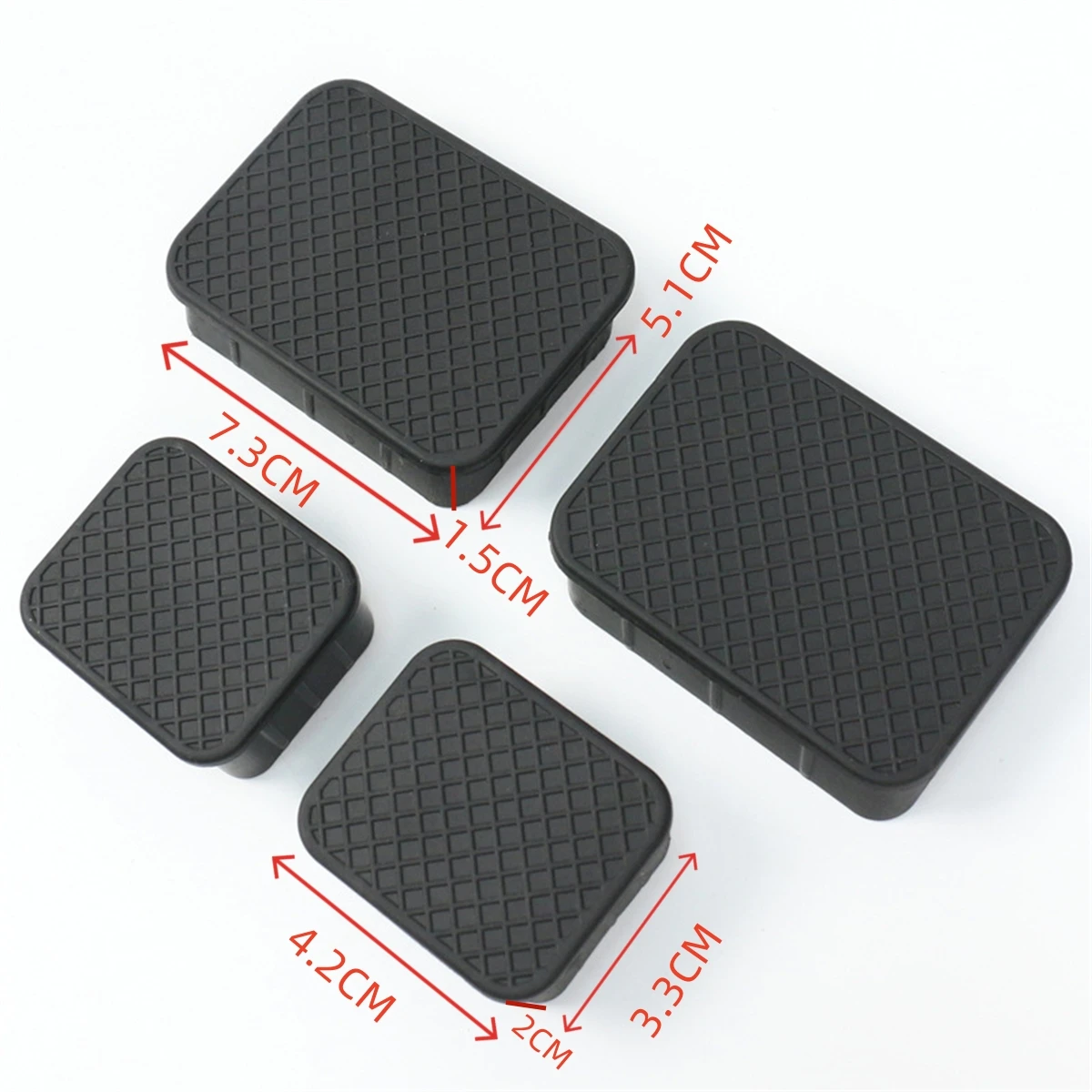Car Crash Bar End Caps Front Axle Plug Rubber Stopper Plugs Protector Cover for Ford Bronco 2/4-Door 2021-2025 Accessories