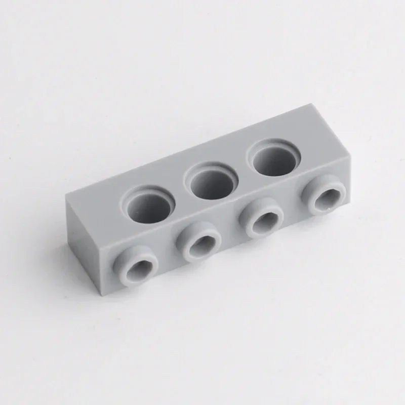 100 قطعة/المجموعة 1x4 مع 3 ثقوب شعاع التكنولوجيا اللبنات أجزاء 3701 التعليمية الجمعية MOC الطوب نموذج اللعب الملحقات