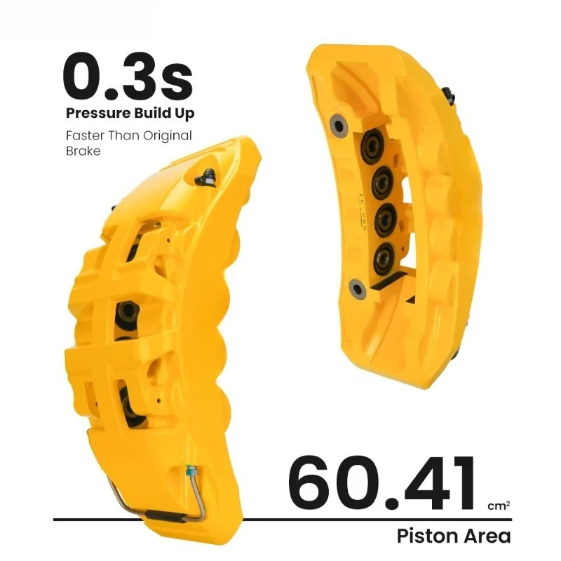 Car Big Brake Caliper Kit 8 POT Caliper 400mm Brake Rotors for JEEP Grand Cherokee 20 Inch Wheel