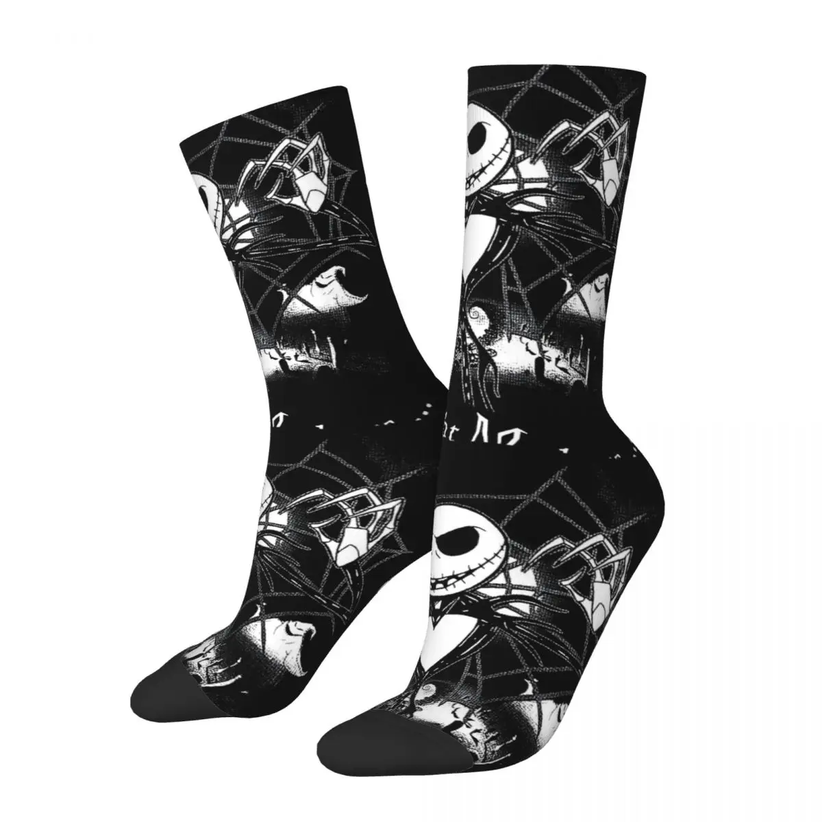 

Зимние теплые дышащие баскетбольные носки в стиле ретро Moonlight Madness PSocks «Кошмар перед Рождеством»