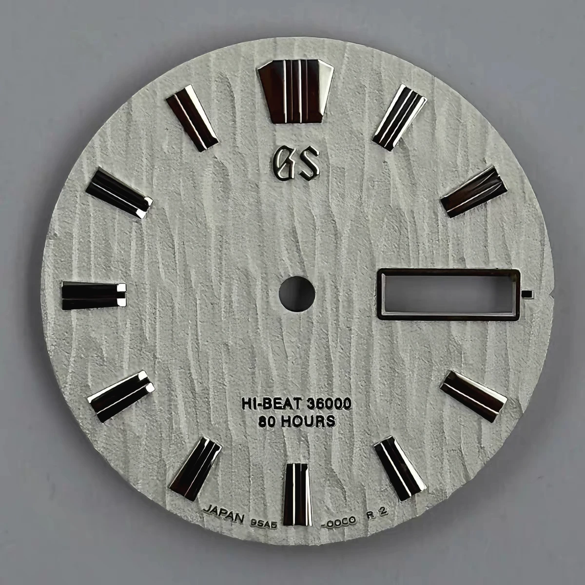 

28,5 мм циферблат NH36 новая модель механических часов GS без светящихся позначек логотип GS двойной календарь для Seiko mod